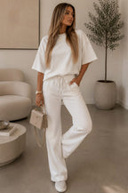 Balloon Sleeves Trousers Sets