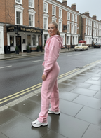 Cropped Zip Hoodie & Trouser Set