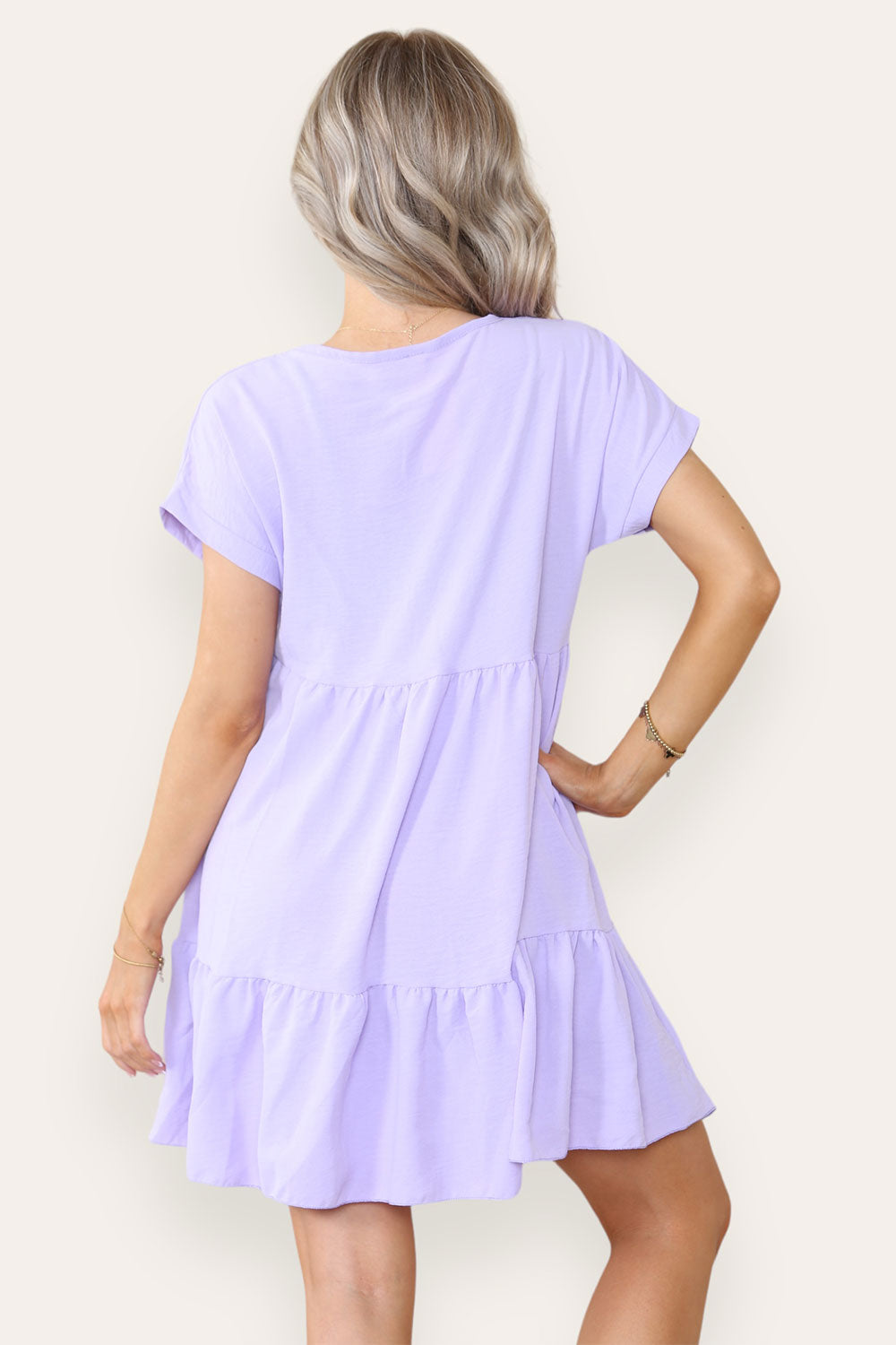 Fancy Style Tiered Smock Dress - AX Labels