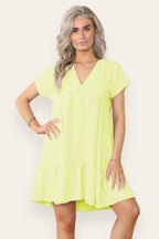 Fancy Style Tiered Smock Dress - AX Labels