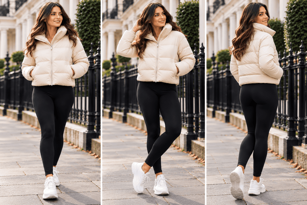 Ladies High Waist Fleece Thermal Legging