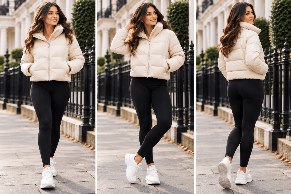 Ladies High Waist Fleece Thermal Legging