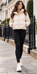Ladies High Waist Fleece Thermal Legging