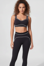 New Piping Bra Gym Set