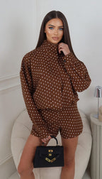 Polka Dot Short Set