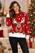 Reindeer Knitted Christmas Jumper