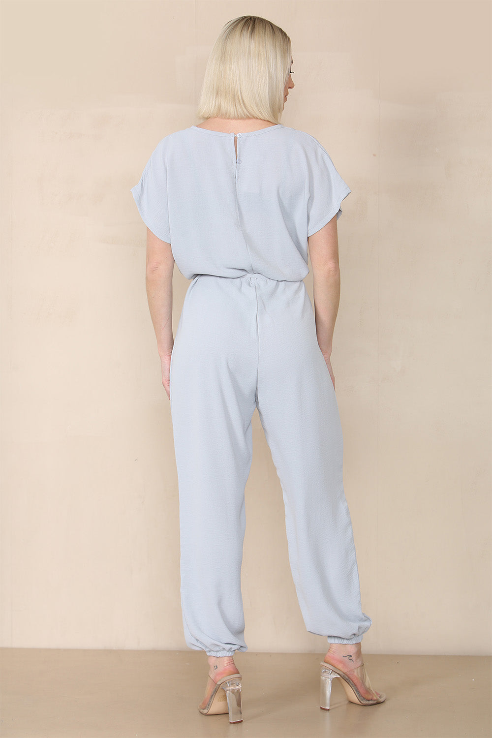 Tie Waist Stylish Harem Jumpsuit - AX Labels