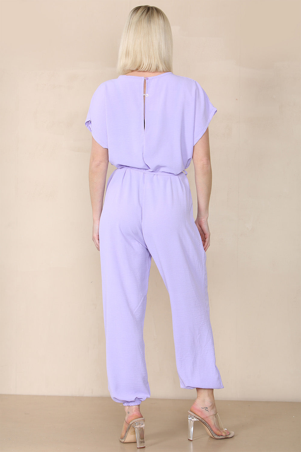 Tie Waist Stylish Harem Jumpsuit - AX Labels