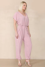Tie Waist Stylish Harem Jumpsuit - AX Labels