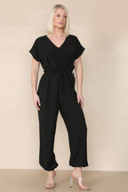 Tie Waist Stylish Harem Jumpsuit - AX Labels