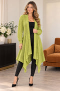 Women’s Ladies Long Sleeve Fishnet Waterfall Cardigan