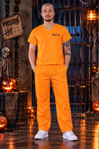 Adult Prisoner Suit 2 Pcs Set