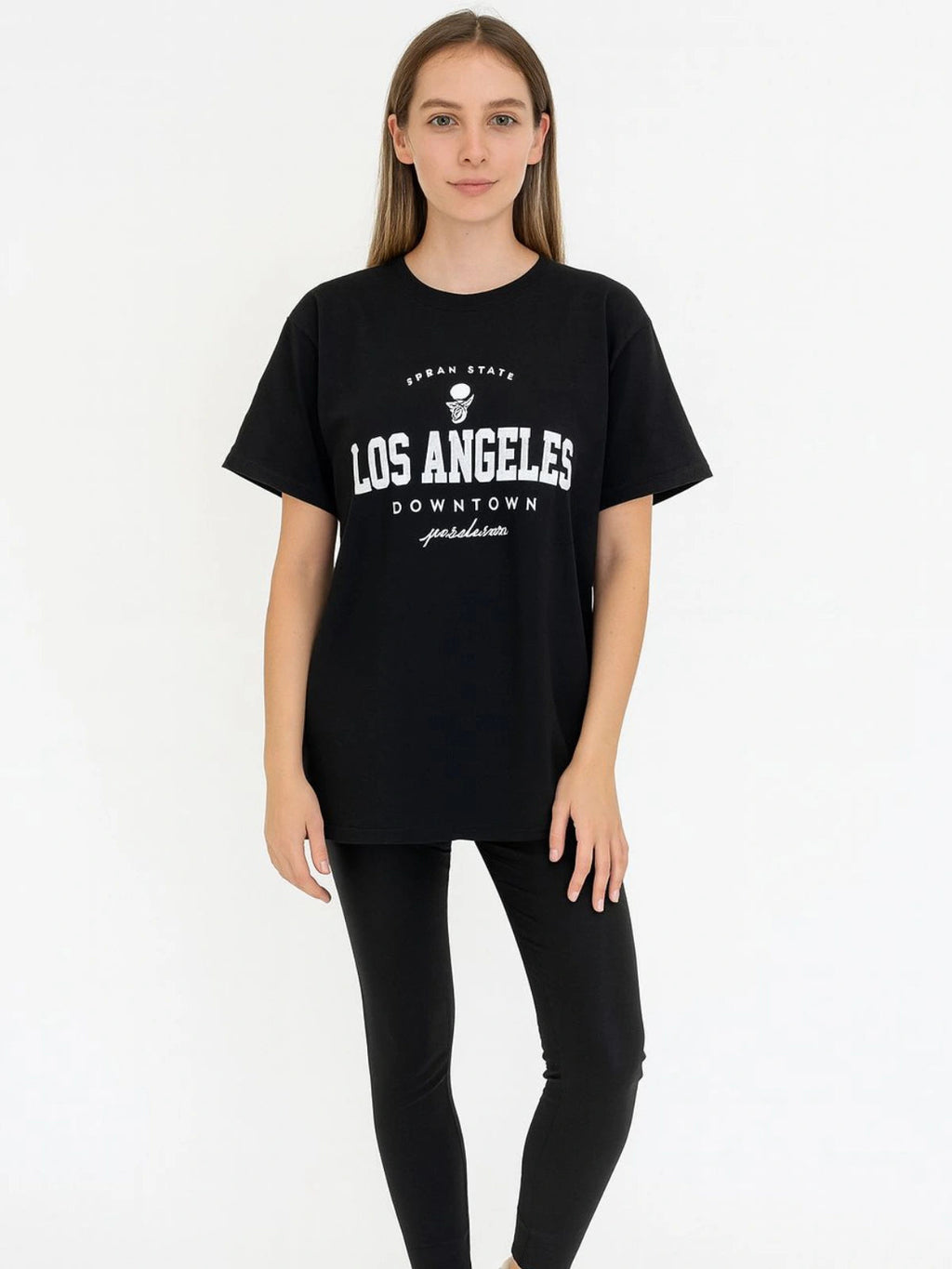 Ladies New York Down Town Oversized T Shirt