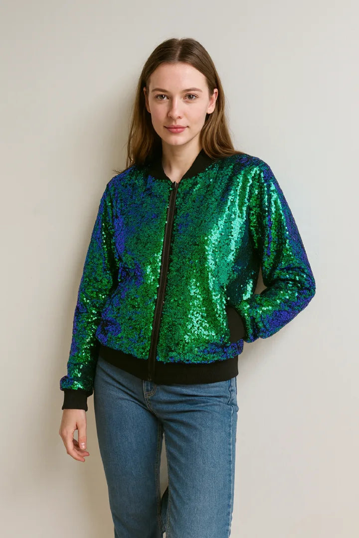Sequin Jacket Multi Colours