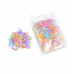 1000Pcs/Bag Disposable Elastics Hair Bands Girls TPU Rubber Ponytail Holder Band - Color 7