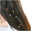 1000Pcs/Bag Disposable Elastics Hair Bands Girls TPU Rubber Ponytail Holder Band - Color 7