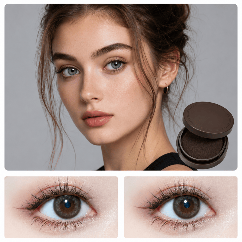 Brown Lower Eyelash Stamp Pad Refill Replacement Waterproof Lash Stamp Ink for Lash Stamp Kit
