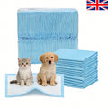 100Pack Puppy Pads 33x45cm Super Absorbent Pet Dog Training Pads Leakproof Pee Pad for Small Pets Cats Newborn Baby Floor Protection Toilet Pee Mat