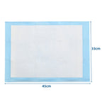 100Pack Puppy Pads 33x45cm Super Absorbent Pet Dog Training Pads Leakproof Pee Pad for Small Pets Cats Newborn Baby Floor Protection Toilet Pee Mat