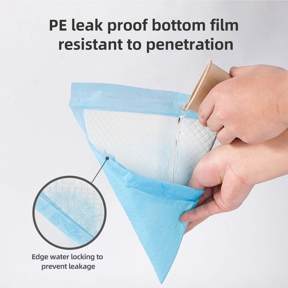 100Pack Puppy Pads 33x45cm Super Absorbent Pet Dog Training Pads Leakproof Pee Pad for Small Pets Cats Newborn Baby Floor Protection Toilet Pee Mat