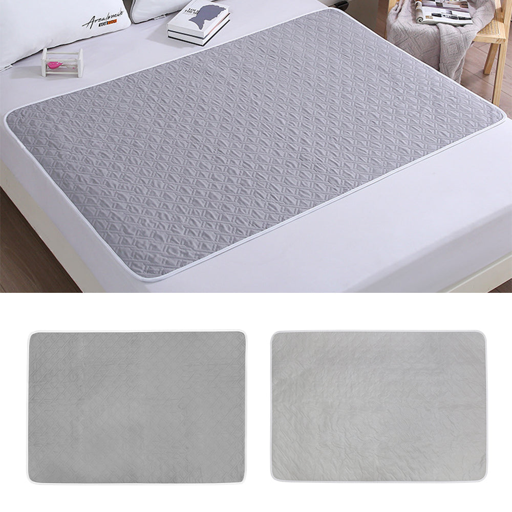 XL Reusable Incontinence Bed Pad 80 x 120cm Waterproof Mattress Protector Washable Double Bed Waterproof Cover for Adults Elderly Kids Women Period