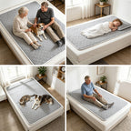 XL Reusable Incontinence Bed Pad 80 x 120cm Waterproof Mattress Protector Washable Double Bed Waterproof Cover for Adults Elderly Kids Women Period