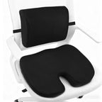 Memory Foam Seat Cushion for Coccyx Tailbone Pain Relief Ergonomic Coccyx Cushion for Office Chair Car Travel Long Sitting Gaming
