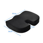 Memory Foam Seat Cushion for Coccyx Tailbone Pain Relief Ergonomic Coccyx Cushion for Office Chair Car Travel Long Sitting Gaming