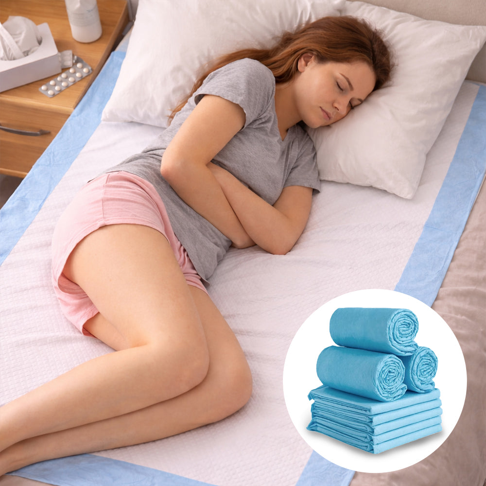 20Pack XL Disposable Incontinence Bed Pads Absorbency 1800ml Protection Sheets Extra Large 30 x 57 Inch for Adults Single Kids Wetting Underpads