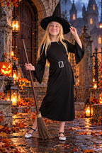 Kids Black Witch 2 Pcs Set