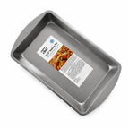 Rectangular Baking Tray 32 x 19 x 4cm Deep Oven Baking Pan, Metal Roasting Tray for Cakes, Brownies, Lasagne and Everyday Cooking