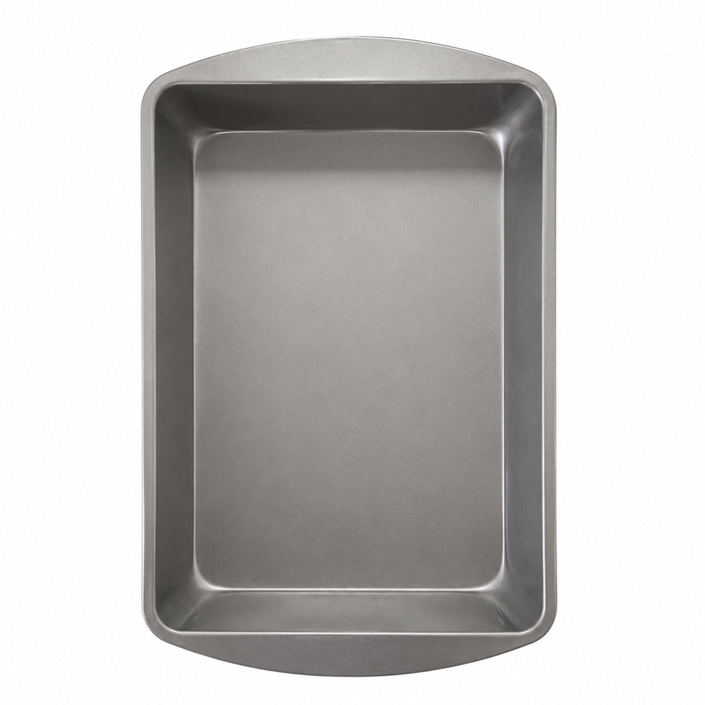 Rectangular Baking Tray 32 x 19 x 4cm Deep Oven Baking Pan, Metal Roasting Tray for Cakes, Brownies, Lasagne and Everyday Cooking