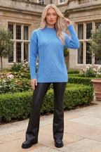 Diamond Knitt Short Sleeve Vest Jumper