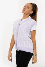Dogtooth Tank Top Cardigan