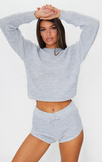 Knitted Jumper & Short Suit