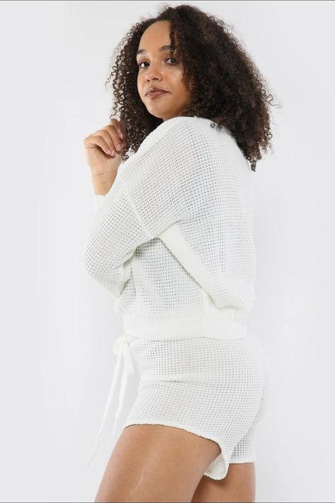 Knitted Jumper & Short Suit