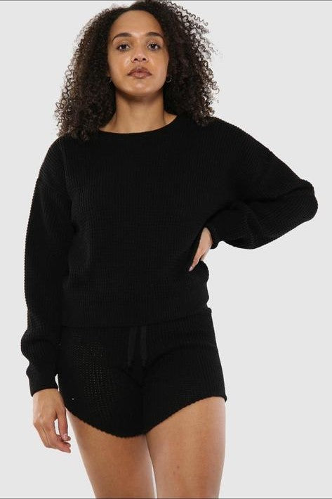 Knitted Jumper & Short Suit