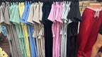 Side Cinched Flared Trousers Set