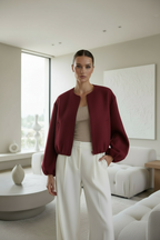 Stylish Zip Up Bomber Jacket