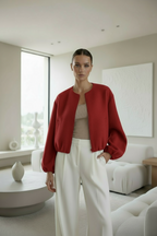 Stylish Zip Up Bomber Jacket