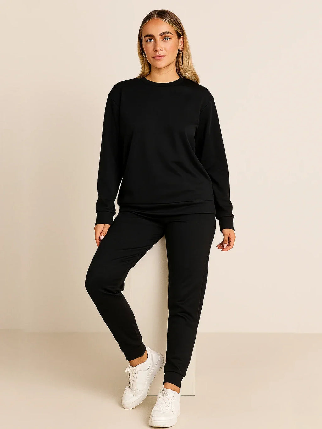 Ladies Long Sleeve Plain Set