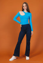 Asymmetric One-Shoulder Bodysuit