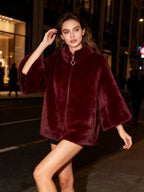 Faux Fur Cape – Premium Edition