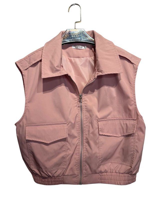CARGO – Structured Zip-Up Vest with Functional Pockets