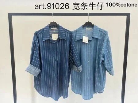 Striped cotton shirt