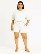 Ladies short sleeve short set
