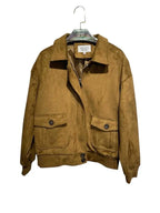 DENVER – Faux suede jacket with patch pockets
