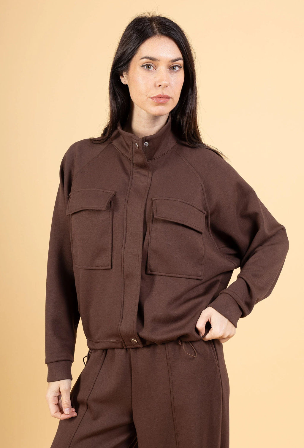 DENVER – Soft cargo jacket with patch pockets