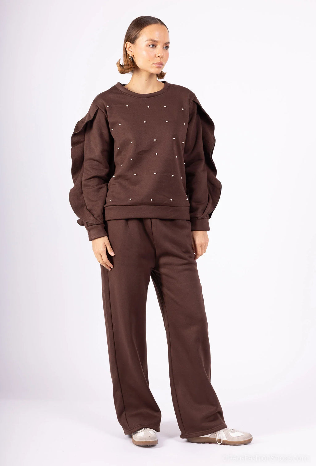 Cute pearl sweater set