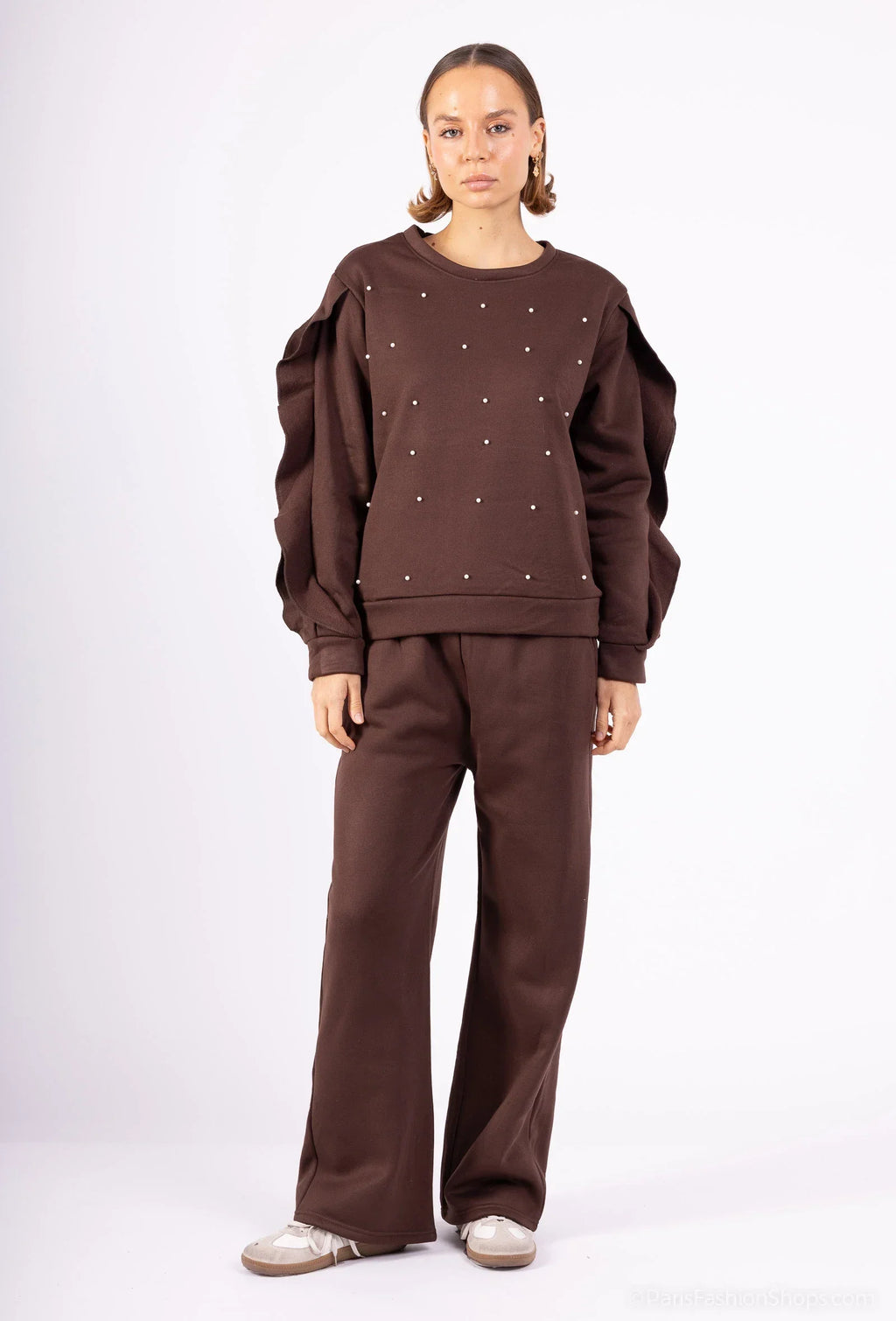 Cute pearl sweater set